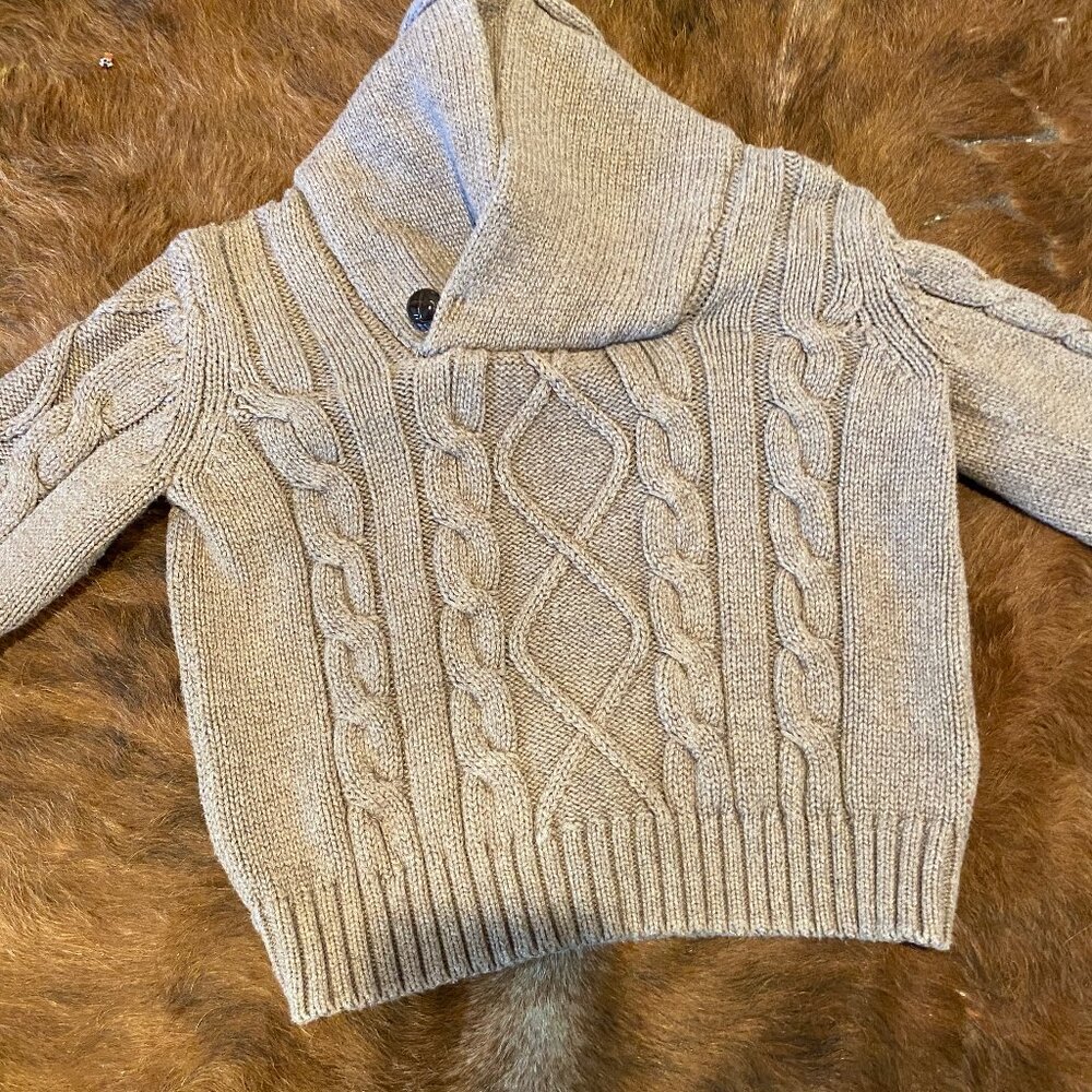 Janie and Jack Baby Cable Knit‎ Pullover Sweater 6-12 Months